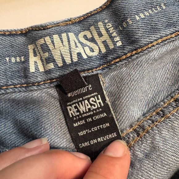 Rewash Lightweight Jeans Wide Leg High Rise Size 13/31 - Picture 2 of 9